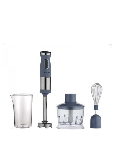 Buy 3-In-1 Hand Blender With Whisk And Chopper 600 ml 700 W RE-2-130 Blue in Saudi Arabia