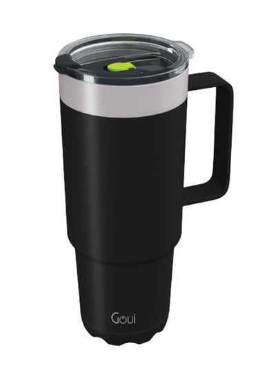 اشتري 10.0 mAh Stailess Steel Cup With Handle Black في السعودية