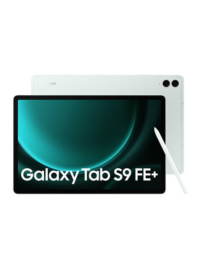 Buy Galaxy Tab S9 FE Plus Mint Green 8GB RAM 128GB 5G - Middle East Version in UAE