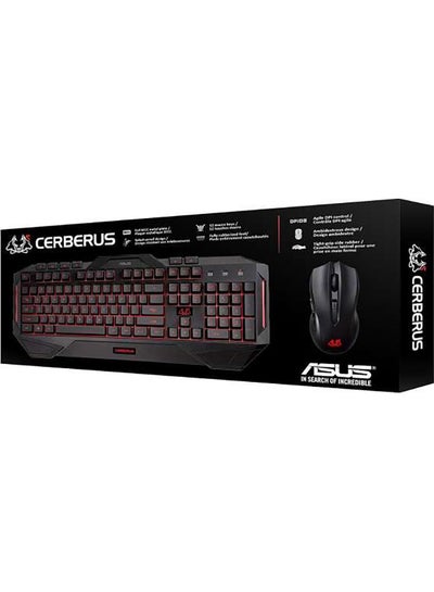 Buy ASUS Cerberus Gaming Keyboard and Mouse Combo | 90YH0141-B2UA00 Black in UAE