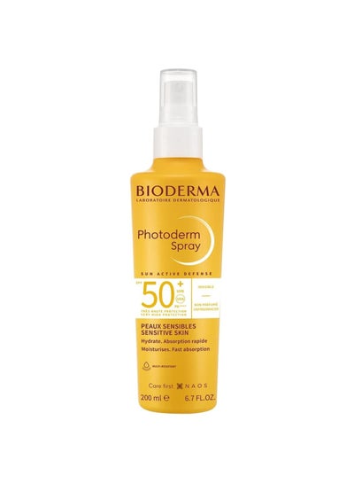 Buy Photoderm Max Spray Spf50+ For Sensitive Skin 200ml in UAE