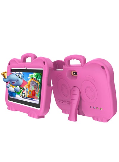 اشتري Early Education KT4 Smart Android Kids Learning 7 Inch Display WIFI Supported Tablet Protective With EVA Case في الامارات