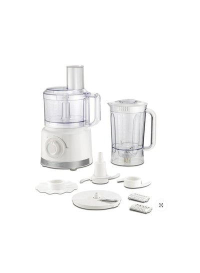 Buy Black and Decker Multifunction Food Processor 2 L 750 W FX760-B5 White in Egypt