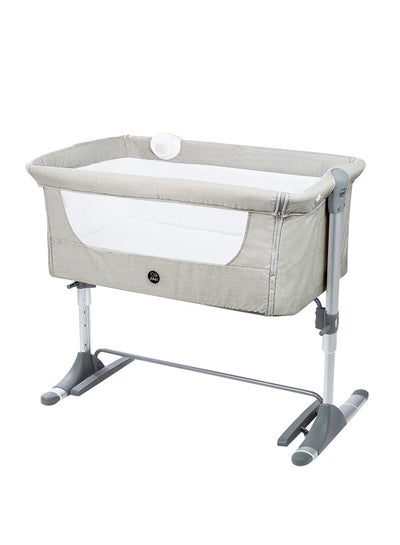 Buy Bedside And Co-Sleeper Nexttome Crib - Grey in UAE