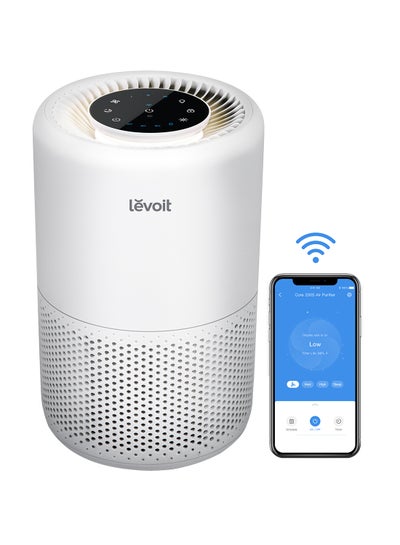 اشتري LEVOIT Core 200S Smart WiFi Air Purifier Night Light Sleep Soundly Core-200S White في السعودية