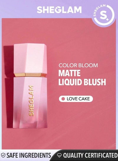 Buy Color Bloom Liquid Blush 5.2Ml Matte Finish-Love Cake in Egypt