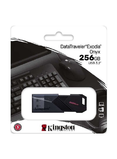 Buy Kingston 256GB Portable USB 3.2 Gen 1 FlashDrive DataTraveler Exodia Onyx 256 GB in Egypt