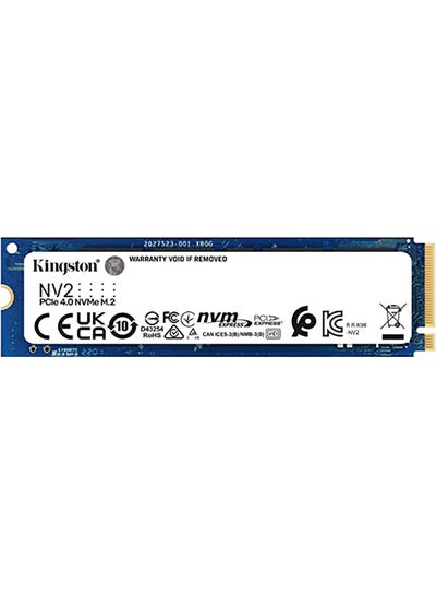 Buy Kingston 250GB NV2 M.2 2280 PCIe 4.0 NVMe SSD up to 3000/1300MB/s 256 GB in Saudi Arabia