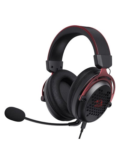 اشتري Diomedes Wired Gaming Headset H386 - 7.1 Surround Sound - 53MM Drivers - Detachable Microphone - Multi Platforms Headphone - USB/AUX 3.5mm Compatible with PC, PS4/3 & Xbox One/Series X, NS في مصر
