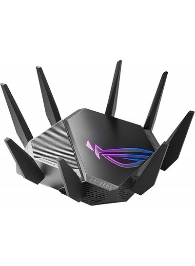 اشتري ROG RAPTURE GT-AXE16000 WIFI 6E QUAD BAND GAMING ROUTER-90IG06W0-MU2A10 في الامارات