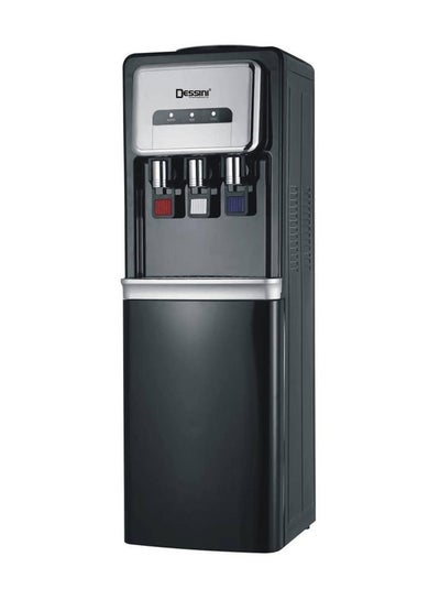 Buy Hot and Cold Water Dispenser with Cabinet /  Stainless Steel Water Tank With Fast Cooling and 3 Taps, Hot, Cold, Warm Function DK100withcabinet silver/black in UAE