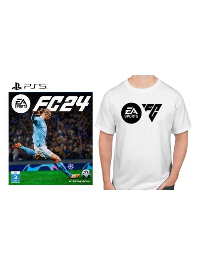 Buy PS5 EA Sports FC 24 - PlayStation 5 (PS5) + FREE EA FC 24 T-Shirt - PlayStation 5 (PS5) in Egypt
