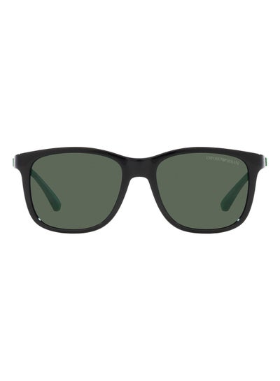 Buy Unisex Square Shape Sunglasses - EA4184 5017/71 49 - Lens Size: 49 Mm in UAE