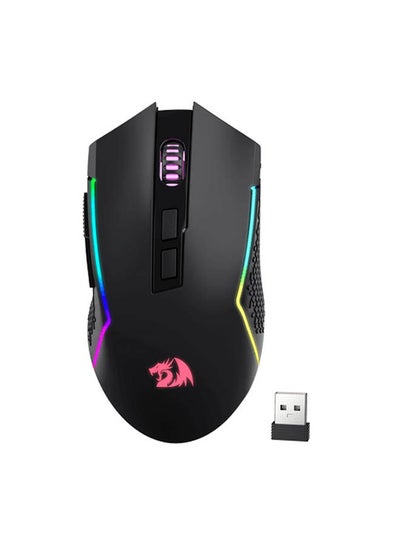 Buy M693 Wireless Gaming Mouse, 8000 DPI Wired/Wireless Gamer Mouse with 3 Mode Connection, Bluetooth & 2.4G Wireless, 7 Macro Buttons, Long Lasting Battery Capacity and RGB for PC/Mac/Laptop in Egypt