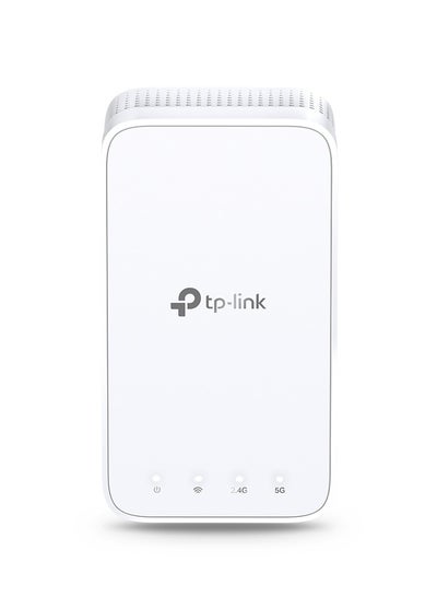 Buy AC1200 Mesh Dual Band Wi-Fi Range Extender, Broadband/Booster/Hotspot 1 Ethernet Port, Built-In Access Point Mode, Works with Any Wi-Fi Router, UK Plug (RE330) White in UAE