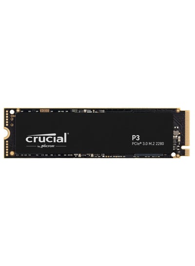 اشتري P3 1TB CT1000P3SSD8 PCIe 3.0, 3D NAND, NVMe, M.2 SSD, up to 3500MB/s, Black 1 TB في مصر