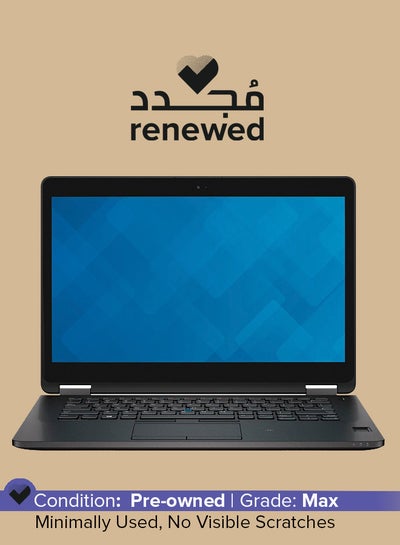 Buy Renewed - Latitude E7470 Laptop With 14-Inch Display,Intel Core i5 Processor/6th Gen/8GB RAM/256GB SSD/1.74GB Intel HD Graphics 520 English Black in Saudi Arabia