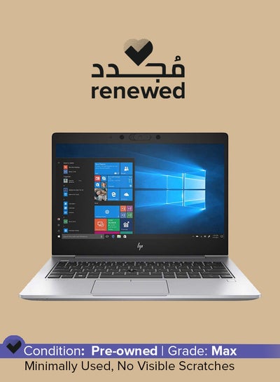 اشتري Renewed - 830 G6 Business Laptop With 12.5-Inch Display,Intel Core i7 Processor/8th Generation/16GB RAM/512 GB SSD/Windows 10 Pro English Silver في السعودية