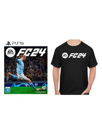 اشتري PS5 EA Sports FC 24 - PlayStation 5 (PS5) + FREE EA FC 24 T-Shirt - PlayStation 5 (PS5) في مصر