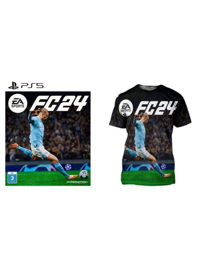 Buy PS5 EA Sports FC 24 - PlayStation 5 (PS5) + FREE EA FC 24 T-Shirt - PlayStation 5 (PS5) in Egypt