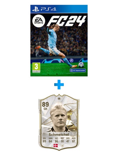 اشتري Fc 24 Sports Playstation 4 With Egygamer Schmeichel Fc 24 Card Portrait في مصر