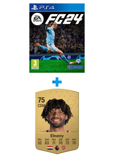 fc-24-sports-playstation-4-with-egygamer-mohamed-elneny-fc-24-card