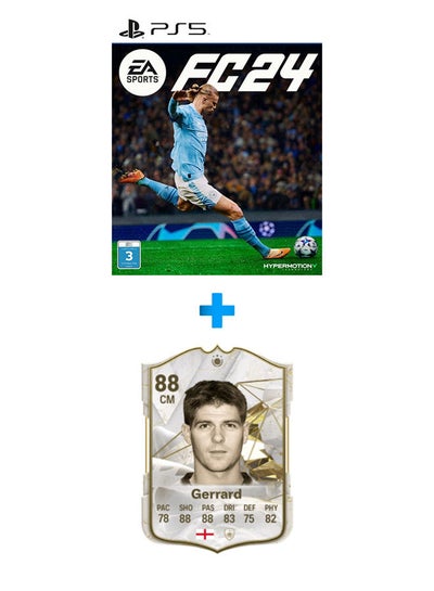 Buy Fc 24 Sports Playstation 5 With Egygamer Gerrard Fc 24 Card Portrait in Egypt