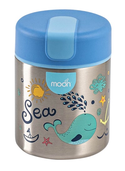 Buy Double Wall SS Food Jar - Blue in UAE