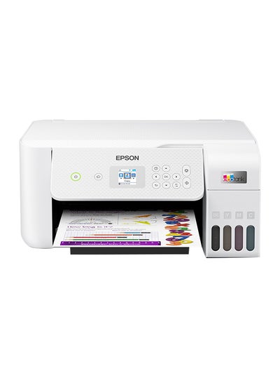 Buy EcoTank L3266 Home ink tank printer A4, colour, 3-in-1 printer with WiFi and SmartPanel App connectivity White in UAE