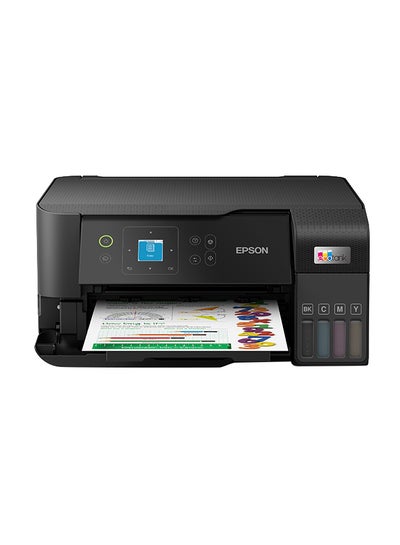 اشتري EcoTank L3560 Home Ink Tank Printer, High-speed A4 colour 3-in-1 printer with Wi-Fi Direct, Photo Printer, with Smart App connectivity Black في الامارات