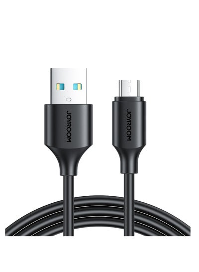 Buy S-UM018A9 2.4A USB-A to Micro Fast Charging Data Cable 1m Black in Egypt