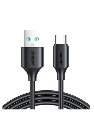اشتري S-UC027A9 3A USB-A to Type-C Fast Charging Data Cable 1m Black في مصر