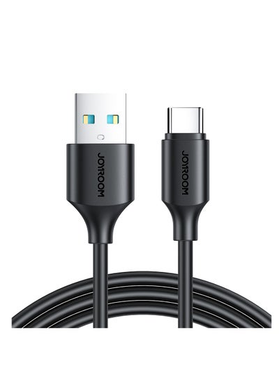 اشتري S-UC027A9 3A USB-A to Type-C Fast Charging Data Cable 2m Black في مصر