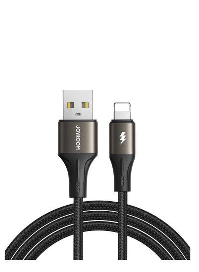 اشتري SA25-AL3 Light-Speed Series 3A Fast Charging Data Cable (USB-A to Lightning) 1.2m Black في مصر