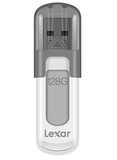 Buy Lexar JumpDrive V100 USB 3.0 128GB Flash Drive - Silver - LJDV100-128ABGY 128 GB in Egypt