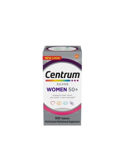 Buy Silver Women 50+ Multivitamin/ Multimineral, Tablets in UAE