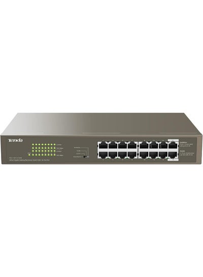 اشتري TEG1116P-16-150W 1000M&POE With 16-Port Gigabit Ethernet Switch With 16-Port POE Brown في السعودية