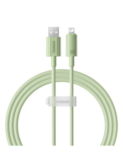 Buy Habitat Series Fast Charging Cable USB to iP 2.4A 1m Natural Green in Egypt
