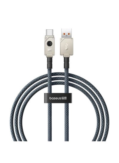اشتري Baseus Unbreakable Series Fast Charging Data Cable USB to Type-C 100W 1m Stellar White White في مصر