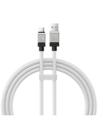 اشتري Baseus CoolPlay Series Fast Charging Cable USB to Type-C 100W 1m White White في مصر