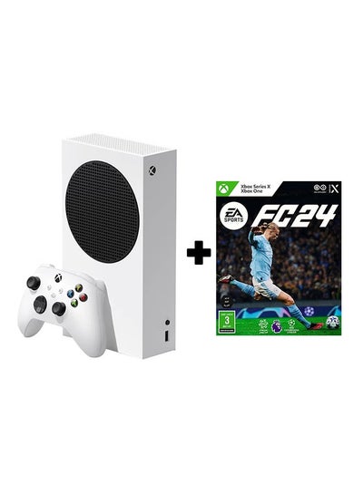 Buy Xbox Series S 512 GB Digital Console With Wireless Controller With FC 24 in Saudi Arabia