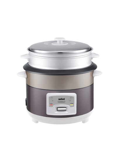 Buy RICE COOKER 2.8 L 1000 W SF2503RC-2.8L BS BROWN, GREY in Saudi Arabia