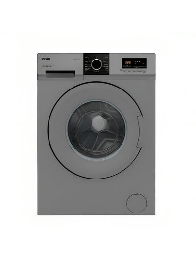 Buy Fully Automatic Washing Machine Multiple Wash Programs Equipped With LED Display 7 kg W7104DS Silver in UAE