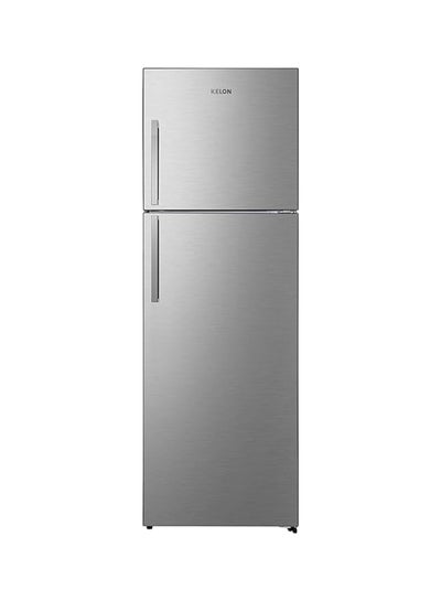 Buy Double Door Top Mount Refrigerator, Large Crisper Drawer With Humidity Control 320 L KRD-32WRS1 Inox in UAE