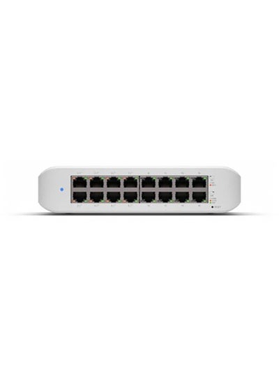 Buy Networks UniFi Lite 16-Port Gigabit PoE+ Compliant Managed Switch White in UAE