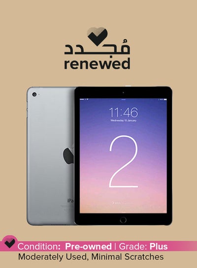 Buy Renewed - iPad Air 2 9.7inch, 64GB, Wi-Fi, 4G Space Gray With FaceTime in Saudi Arabia