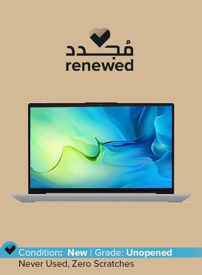 Buy Renewed - Ideapad 5 Laptop With 14-Inch Display,Core i7 Processor/8GB RAM/512GB SSD/Windows 11/8GB Iris Xe Integrated Graphics Card English/Arabic Platinum Grey in Saudi Arabia
