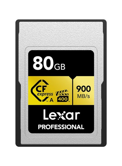 Buy Professional CFexpress Type A card Gold Series, up to 900MB/s read 800MB/s write VPG 400 80 GB in UAE