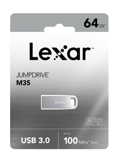 Buy Jumpdrive M35 Metal USB 3.0 Flash Drive 100 MB/s 64 GB in UAE