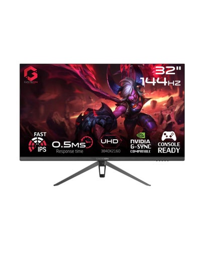 اشتري 32 inch UHD (3840 x 2160 - 16:9) 144Hz, MPRT 0.5ms, HDMI 2.1, IPS Gaming Monitor (Support PS5) GOP32UHD144IPS BLACK في الامارات